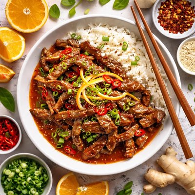 Image of Super Fast Spicy Orange Beef
