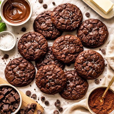 Image of Super Fudgy Chocolate Cookies