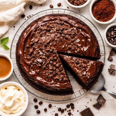 Image of Super Fudgy Mocha Cake