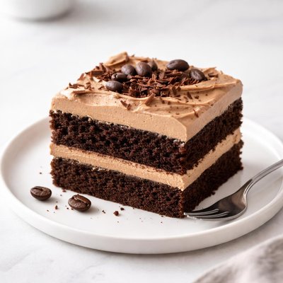 Image of Super Moist Mocha Cream Cake 13 X 9 Pan or Two 9 Inch Layers