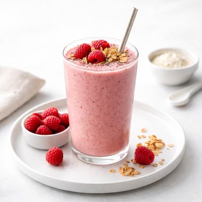Image of Super Protein Raspberry Shake Smoothie