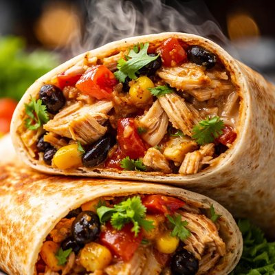 Image of Super Simple Chicken Burrito or Quesadilla