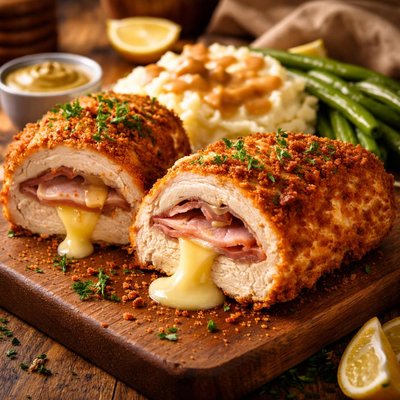 Image of Super Simple Chicken Cordon Bleu with a Twist