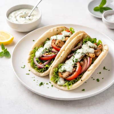 Image of Super Simple Gyros with Cucumber Mint Yogurt