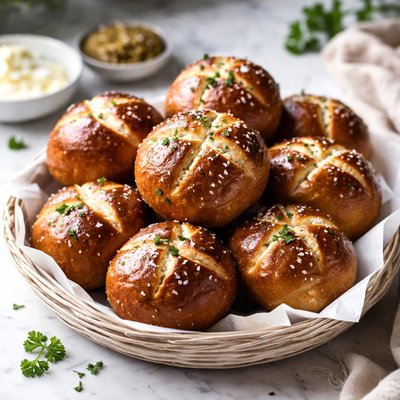 Image of Super Soft Pretzel Rolls Easy Too