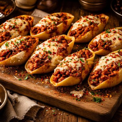 Image of Super Spicy Stuffed Sausage Shells