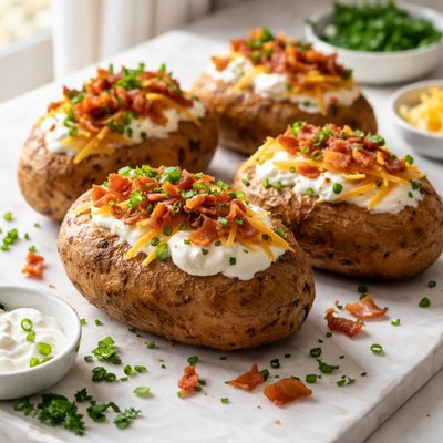 Image of Super Stuffed Baked Potatoes
