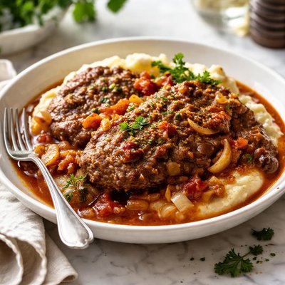 Image of Super Swiss Steak Crock Pot