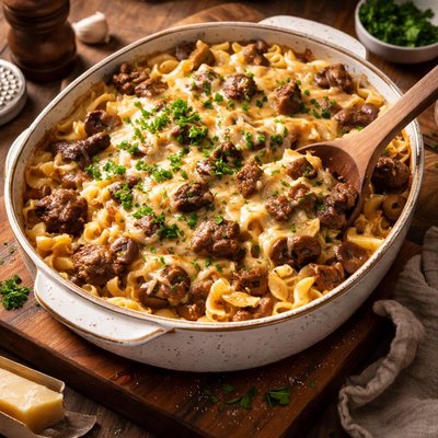 Image of Supreme Beef and Mushroom Casserole