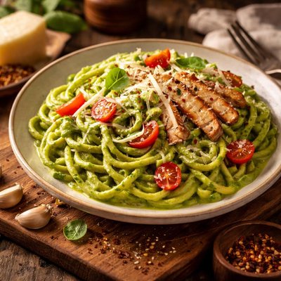 Image of Supreme Green Spaghetti