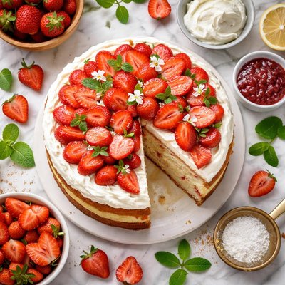 Image of Supreme Strawberry Cake