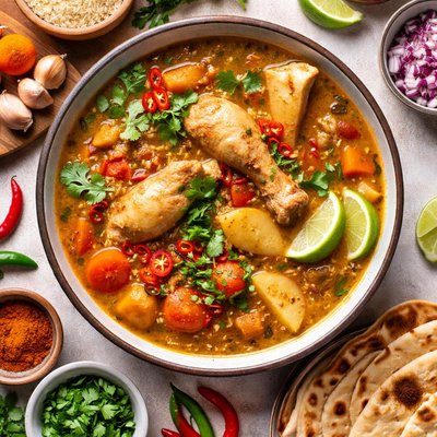 Image of Supu Ya Kuku Chicken Soup of Zanzibar