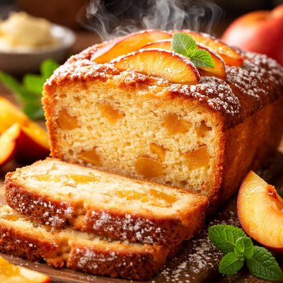 Image of Sure Peach Pound Cake