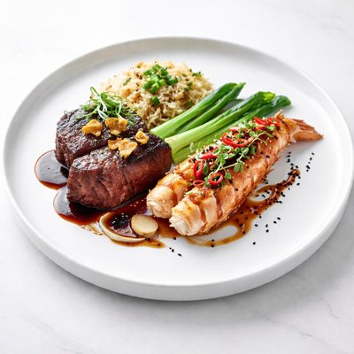 Image of Surf and Turf Asian Style