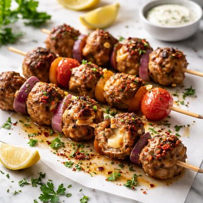 Image of Surprise Meatball Skewers