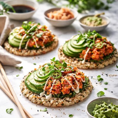 Image of Vegetarian Sushi Pizza