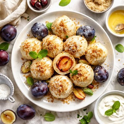 Image of Svestkove Knedliky Plum Dumplings