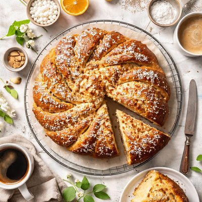 Image of Swedish Cardamom Coffee Cake