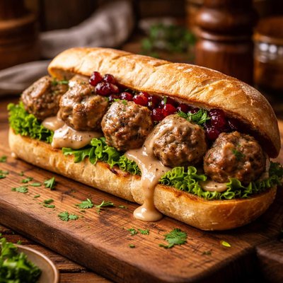 Image of Swedish Meatball Sandwich