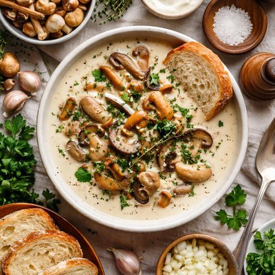 Image of Swedish Mushroom Soup Svampsoppa