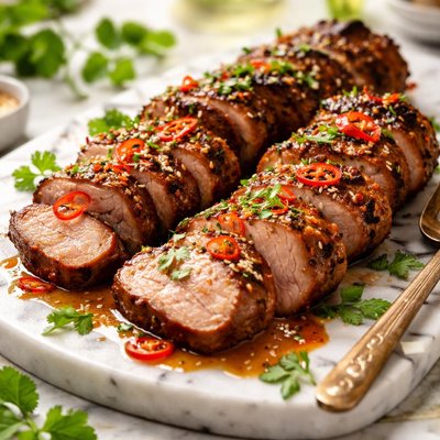 Image of Sweet and Fiery Pork Tenderloin