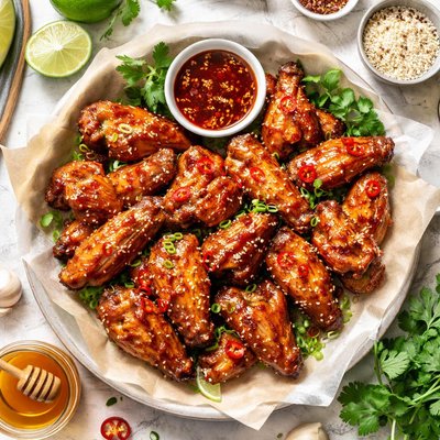 Image of Sweet and Gooey Chicken Wings
