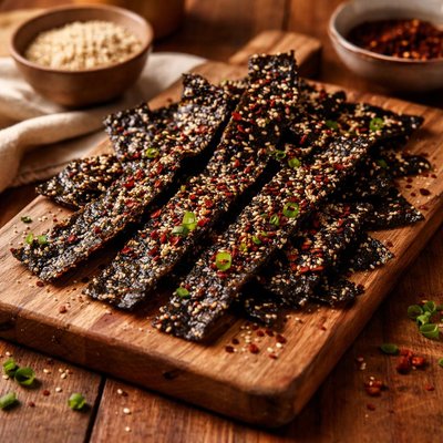 Image of Sweet and Hot Sesame Nori Strips