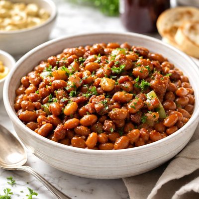 Image of Sweet and Savory Baked Beans