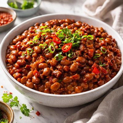 Image of Sweet and Sour Baked Beans with a Kick