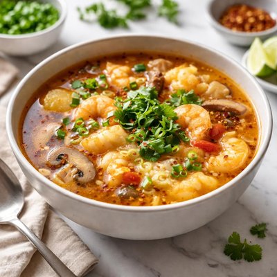 Image of Sweet and Sour Egg Drop Soup