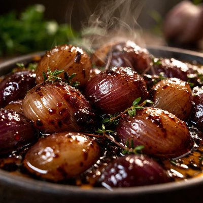 Image of Sweet and Sour Onions with Balsamic Vinegar