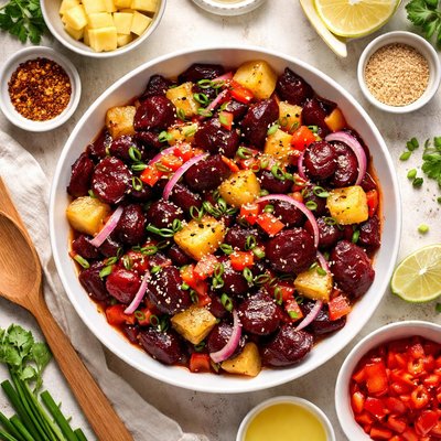 Image of Sweet and Sour Pineapple Beets Fat Free