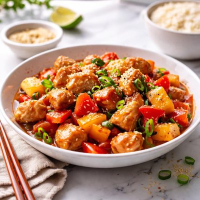 Image of Sweet and Sour Stir Fry Chicken