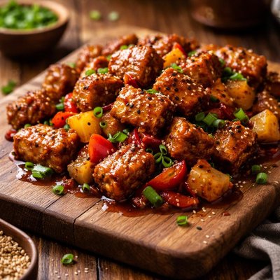 Image of Sweet and Sour Tempeh