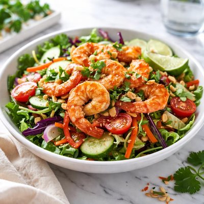 Image of Sweet and Sour Thai Shrimp Salad
