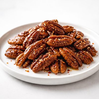 Image of Sweet and Spicy Candied Pecans with a Kick
