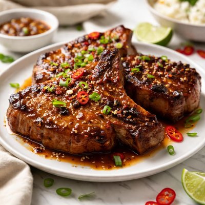 Image of Sweet and Spicy Chili Pork Chops
