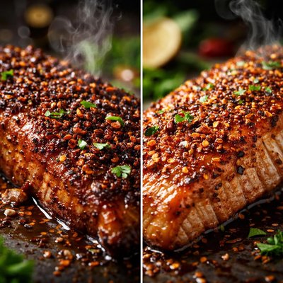 Image of Sweet and Spicy Dry Rub on Ribs or Salmon