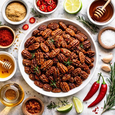Image of Sweet and Spicy Texas Pecans