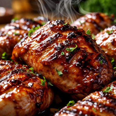 Image of Sweet Barbecue Broiled or Grilled Chicken
