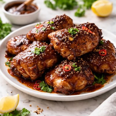 Image of Sweet Bbq Chicken Thighs