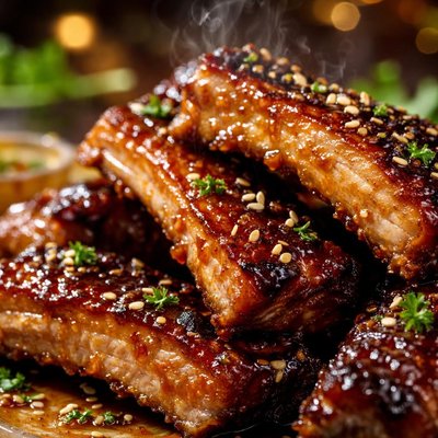 Image of Sweet Brown Sugar and Honey Ribs