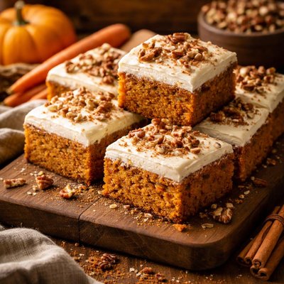 Image of Sweet Carrot Pumpkin Bars