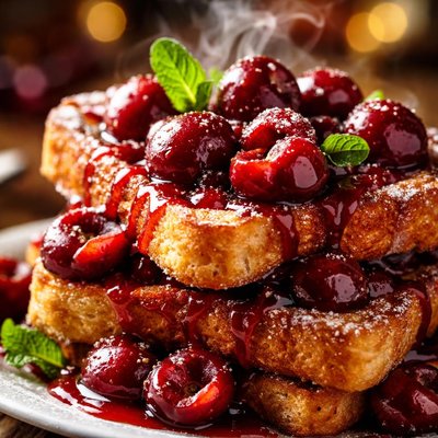 Image of Sweet Cherry French Toast