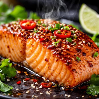 Image of Sweet Chili Roasted Salmon