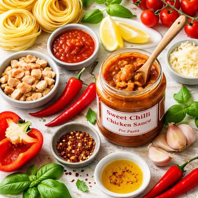 Image of Sweet Chilli and Chicken Sauce for Pasta