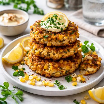 Image of Sweet Corn Crab Cakes