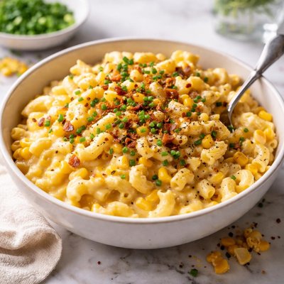 Image of Sweet Corn Mac N Cheese