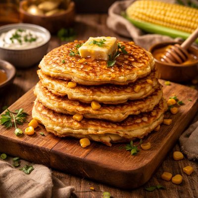 Image of Sweet Corn Pancakes