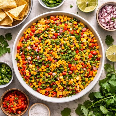 Image of Sweet Corn Pepper Salsa